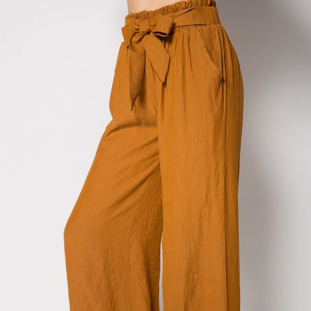 Pumpkin Palazzo Pants